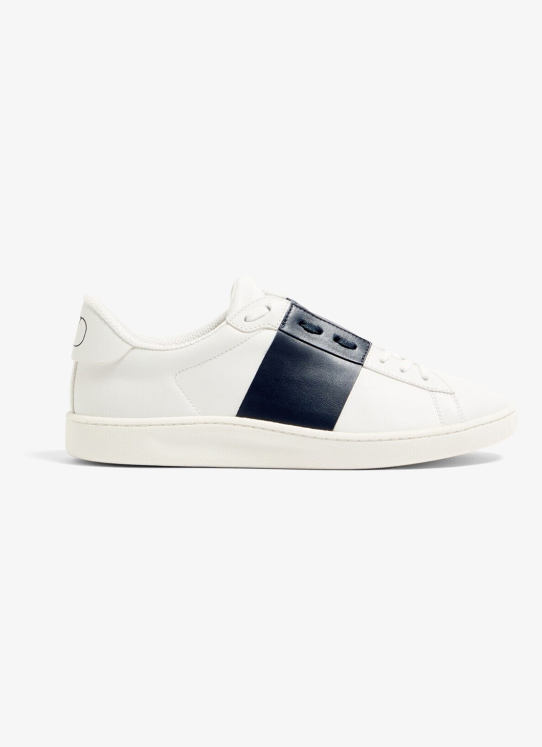Valentino Garavani Open Royco sneaker van kalfsleer - voorkant wit