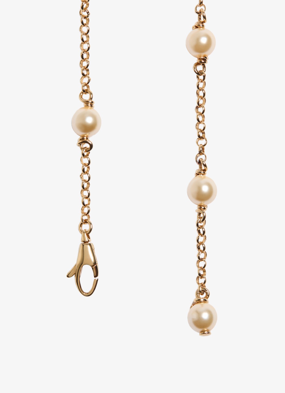 Valentino Garavani Ovalette armband met logo - detail 2 goud