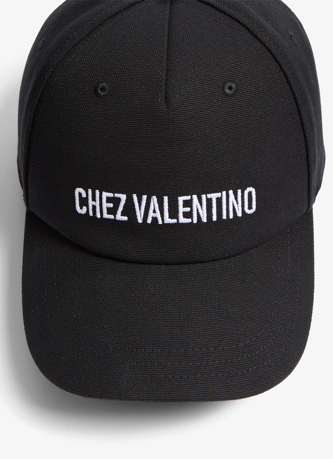 Valentino Garavani Pet met logoborduring - detail 3 zwart