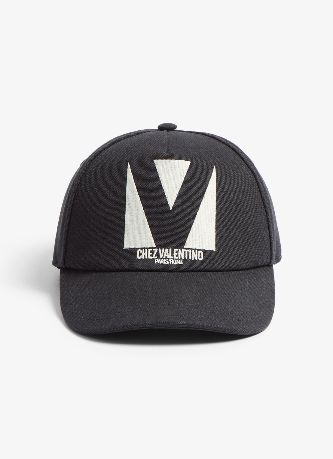 Valentino Garavani Pet met logoborduring - voorkant zwart