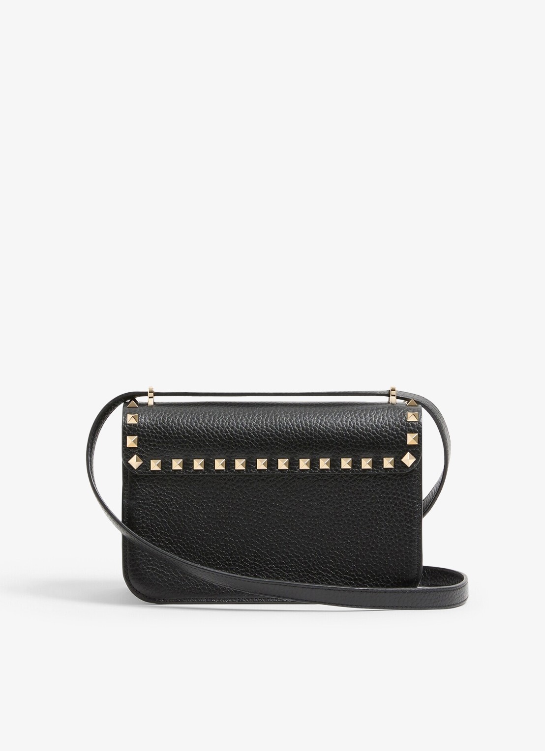 Valentino Garavani Rockstud Small schoudertas van kalfsleer - achterkant 3 zwart