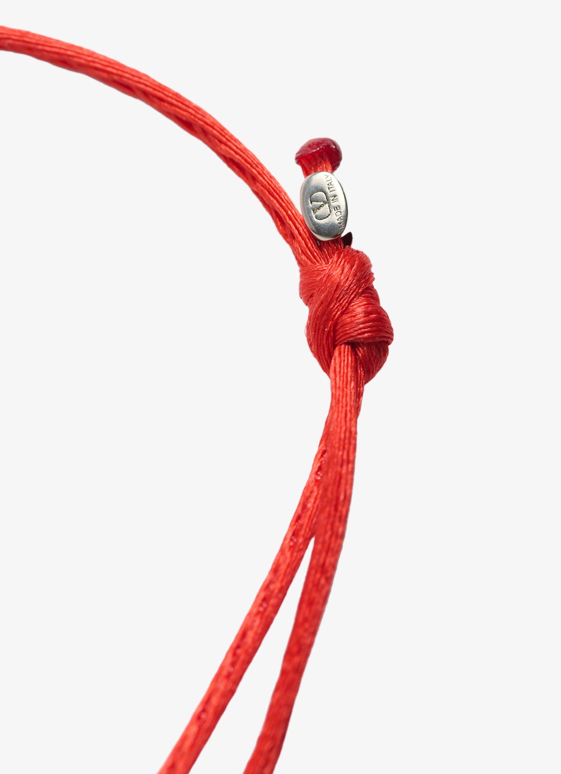 Valentino Garavani Signature armband met logo - detail 4 rood