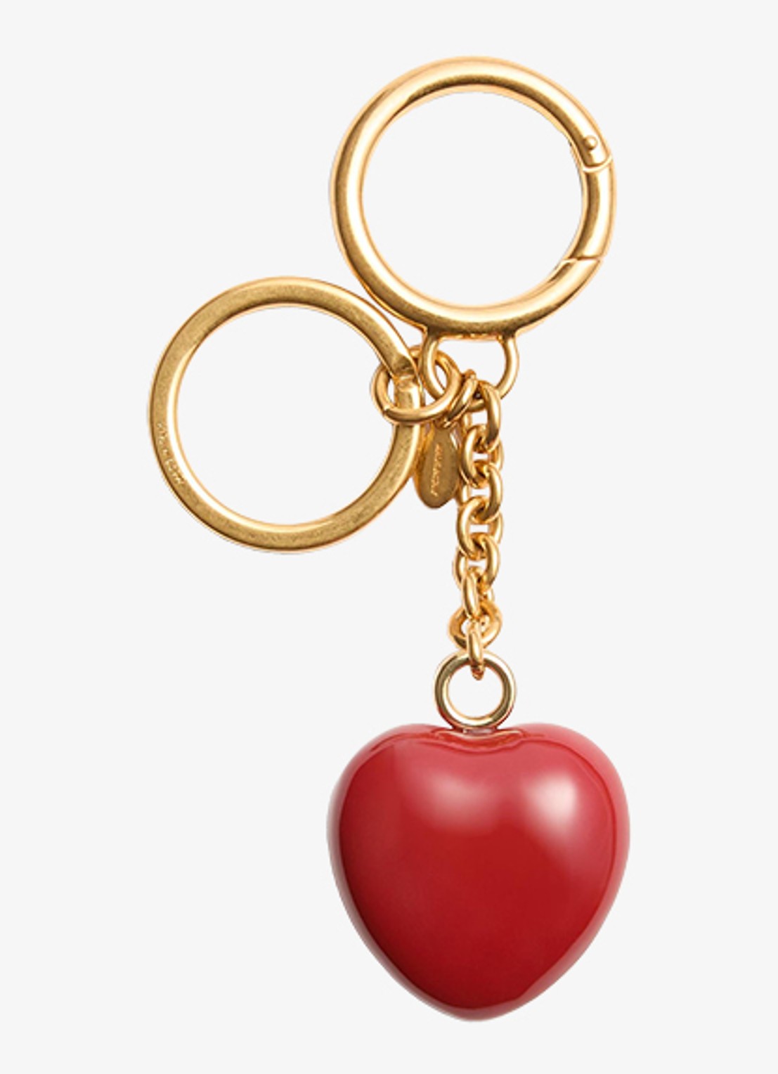 Valentino Garavani Sleutelhanger met logo - achterkant 3 goud