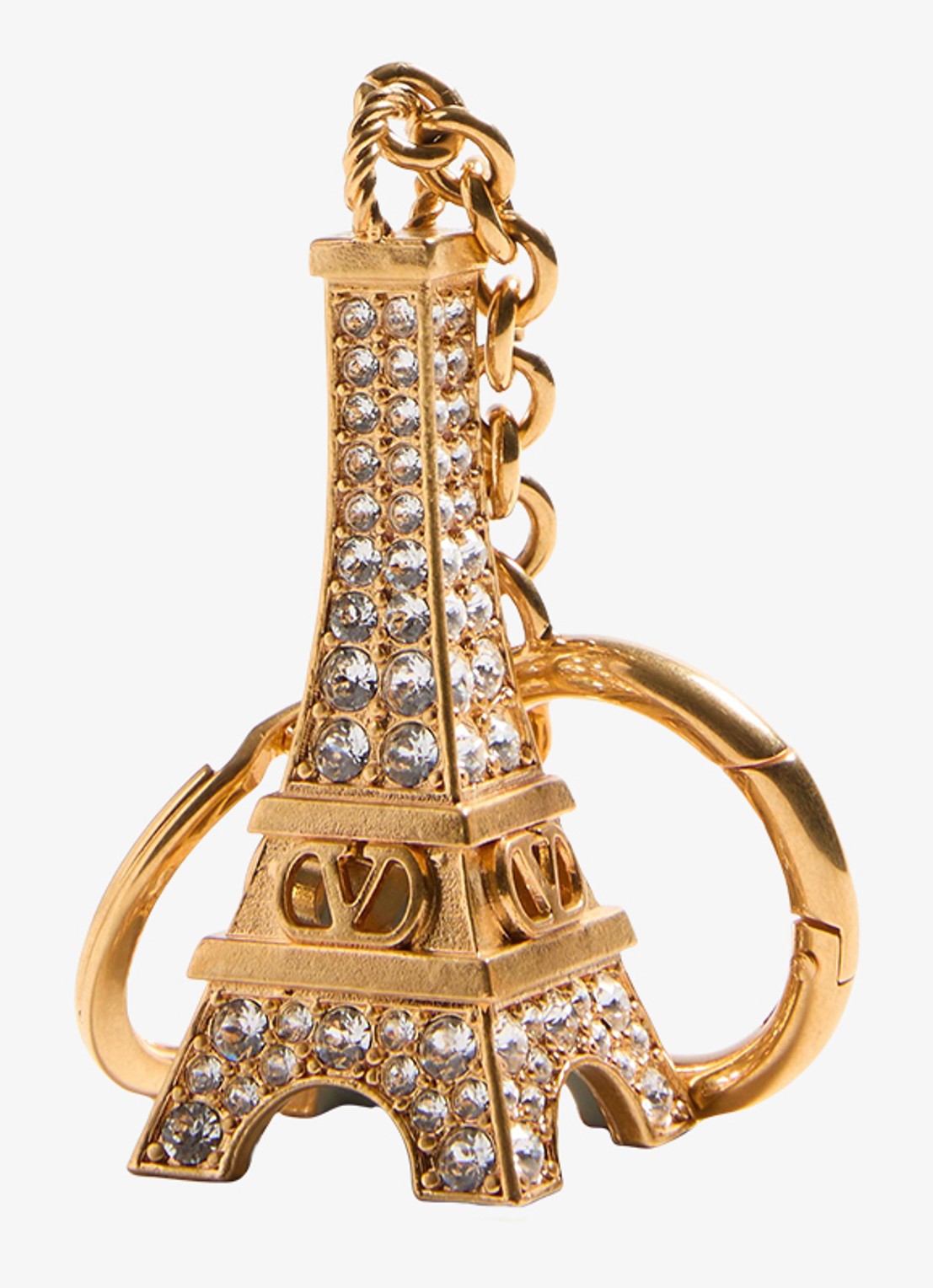 Valentino Garavani Sleutelhanger met logo - detail 4 goud