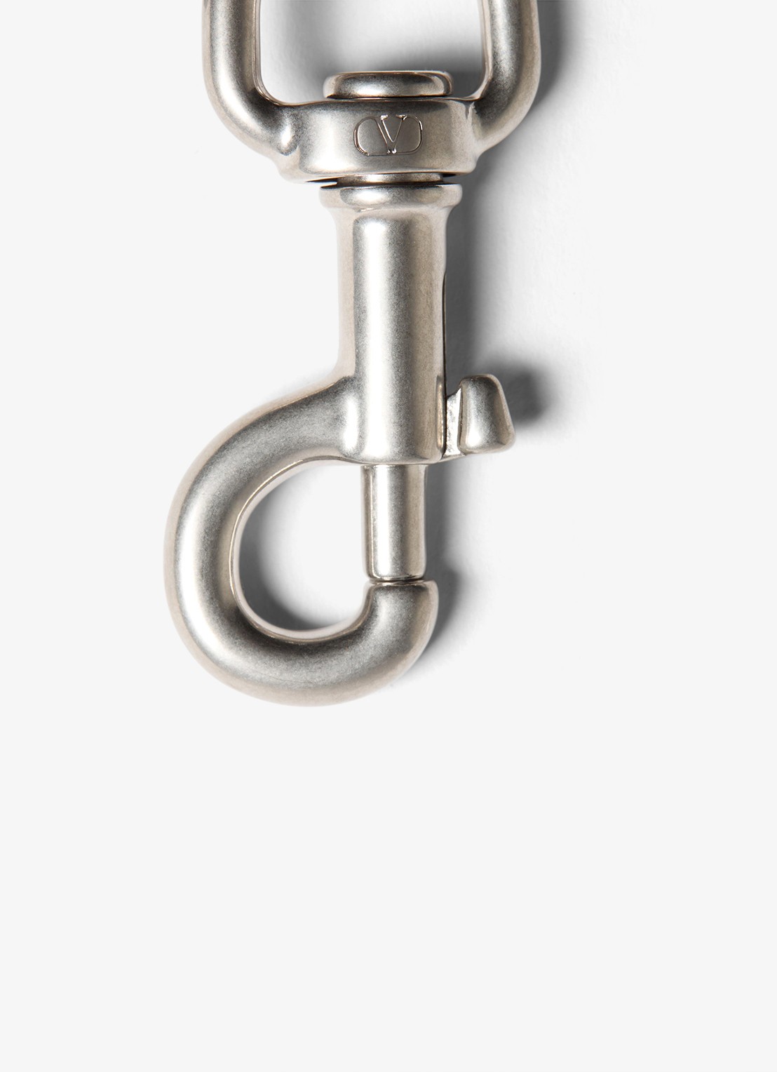 Valentino Garavani Sleutelhanger met logo - detail 3 zilver