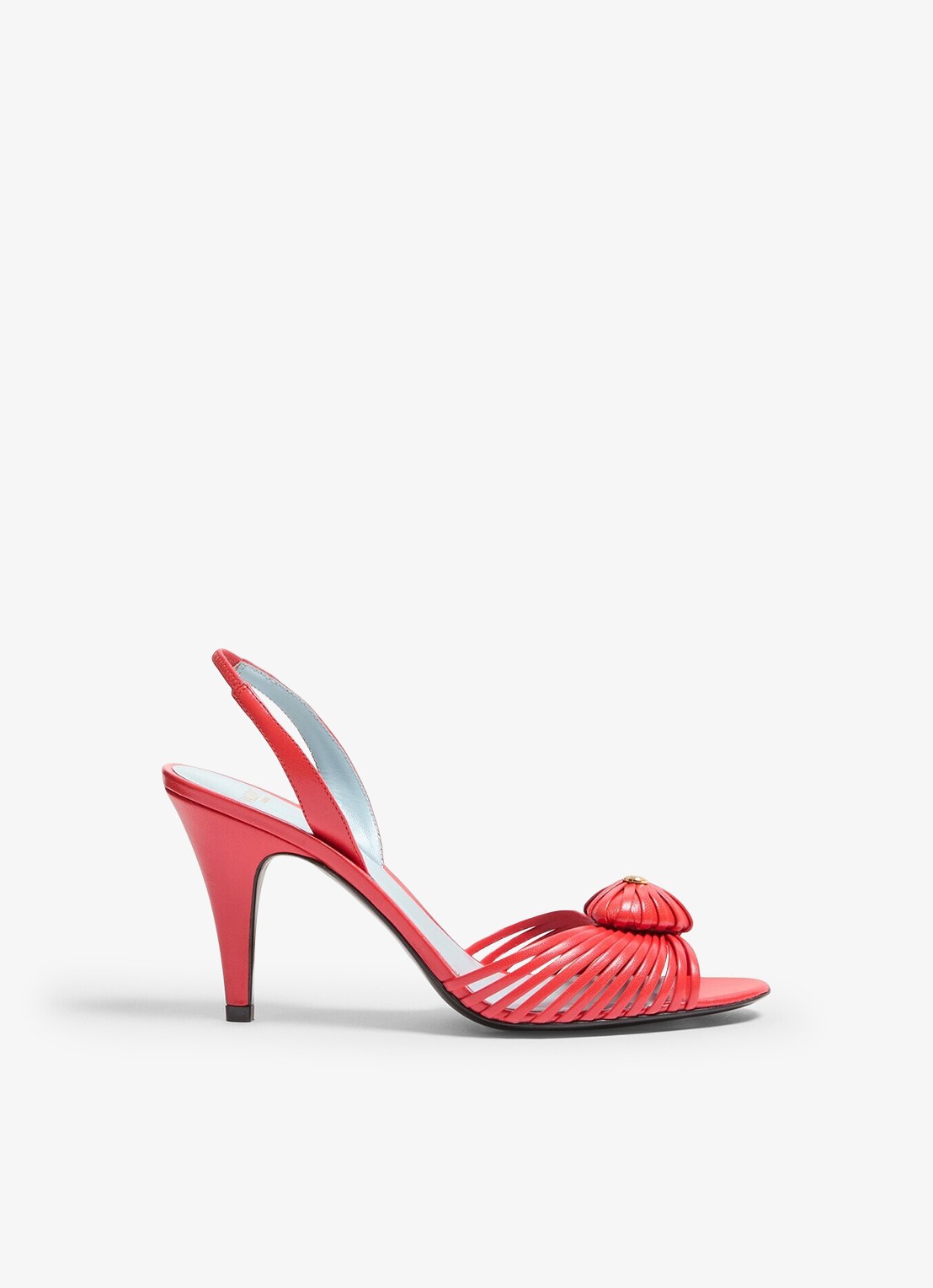 Valentino Garavani Slingback van geitenleer - voorkant 2 rood