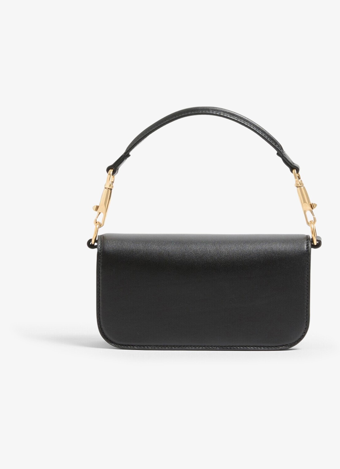 Valentino Garavani Small schoudertas van lamsleer - achterkant 4 zwart