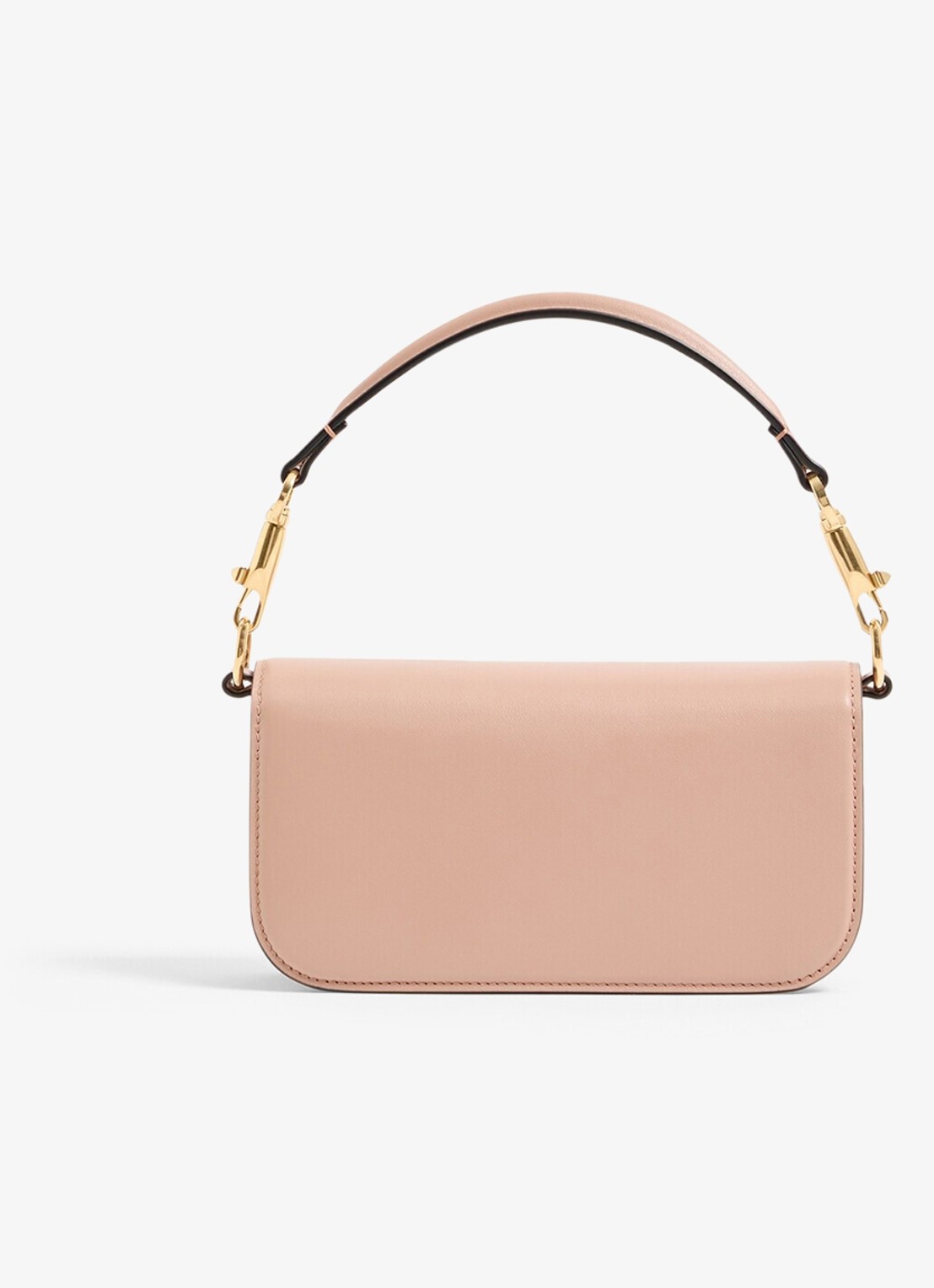 Valentino Garavani Small schoudertas van lamsleer - achterkant roze