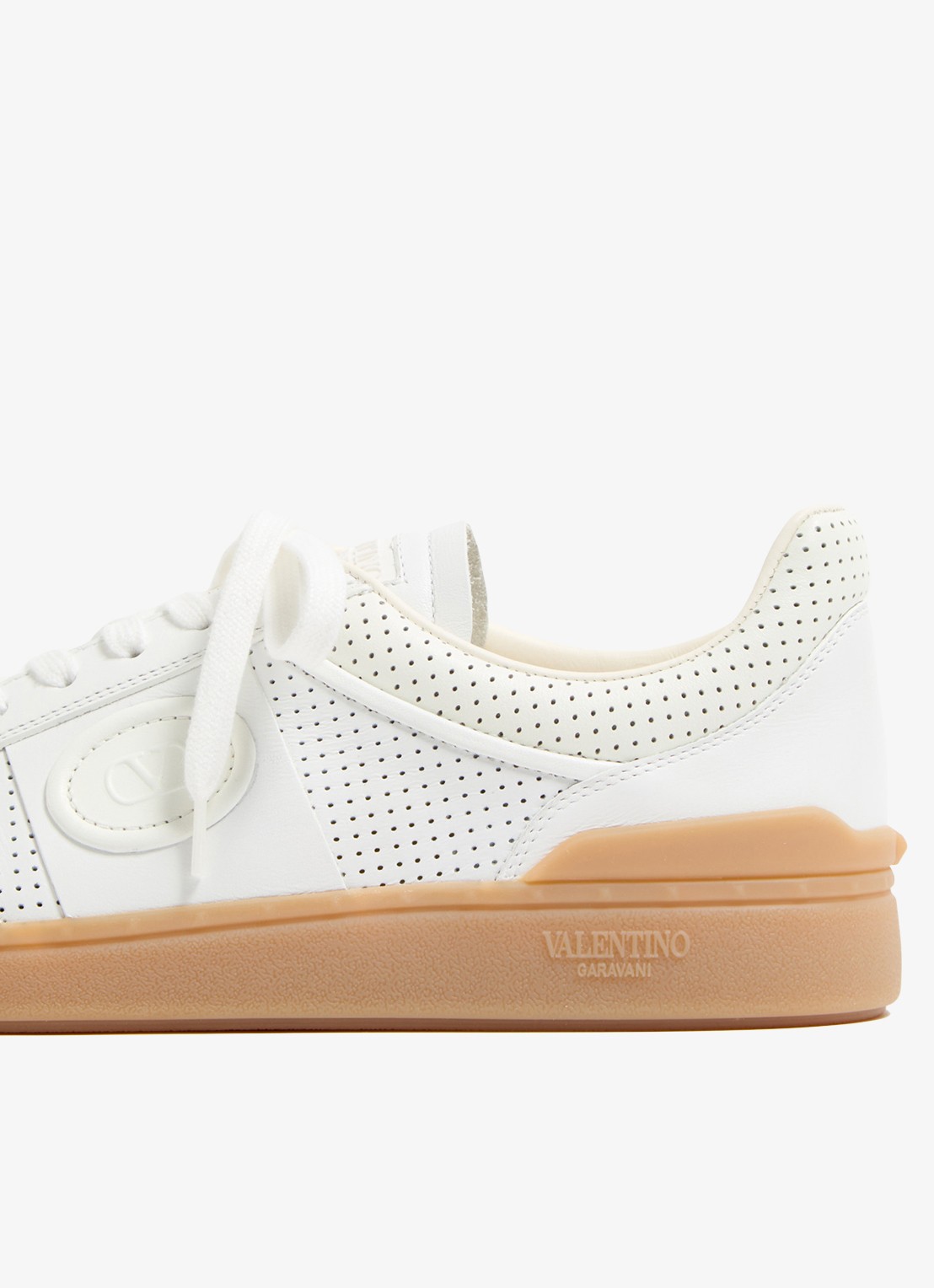 Valentino Garavani Sneaker van kalfsleer - detail 6 wit