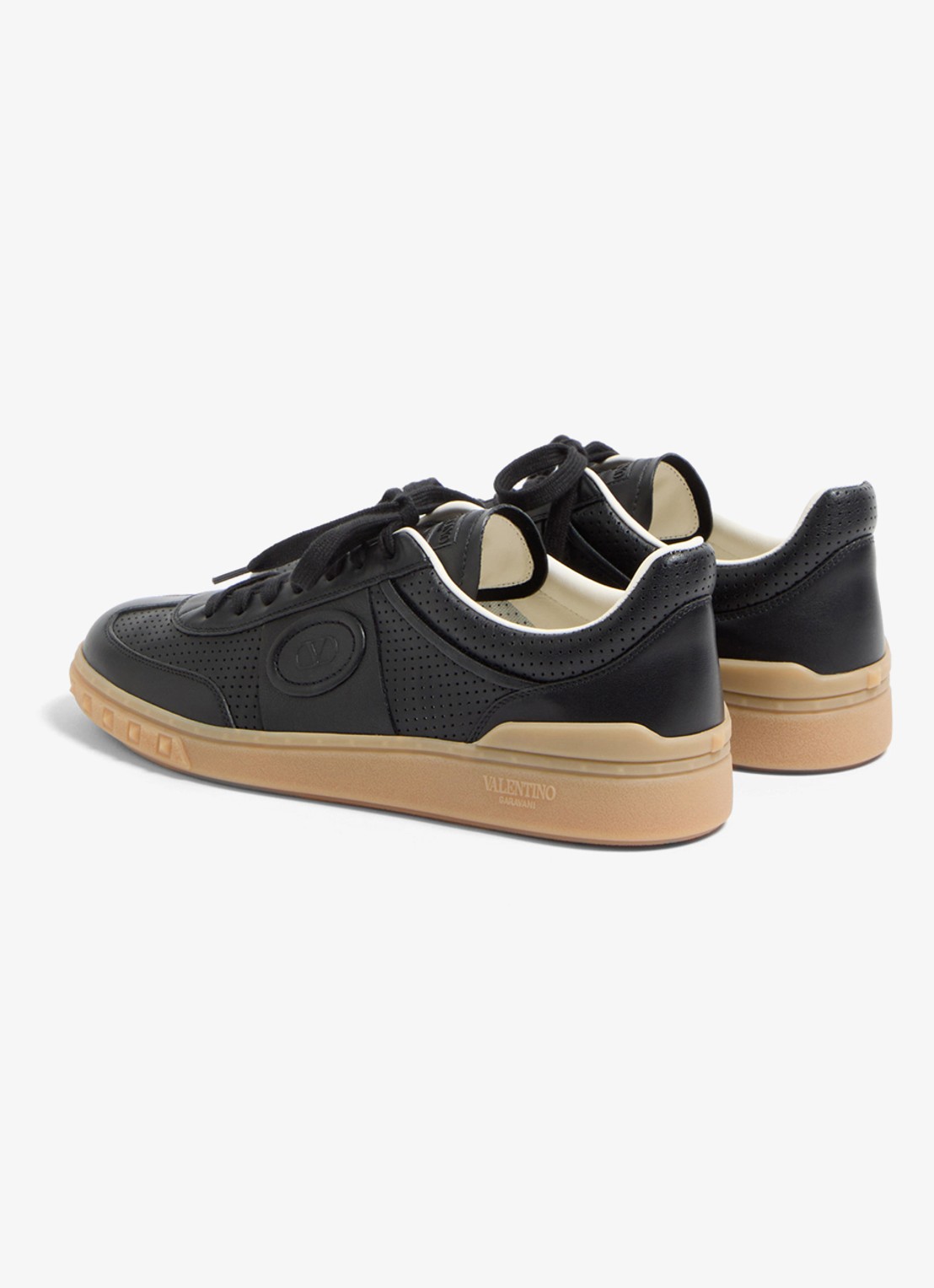 Valentino Garavani Sneaker van kalfsleer - achterkant 6 zwart