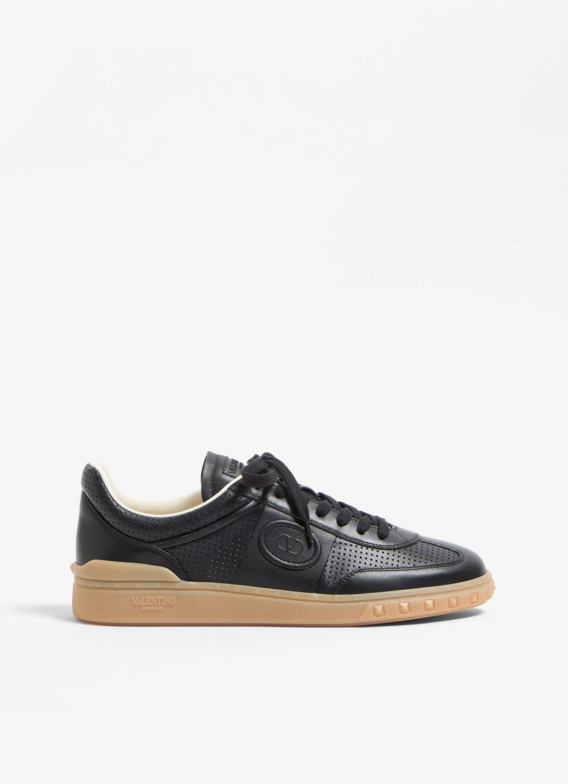 Valentino Garavani Sneaker van kalfsleer - voorkant 7 zwart