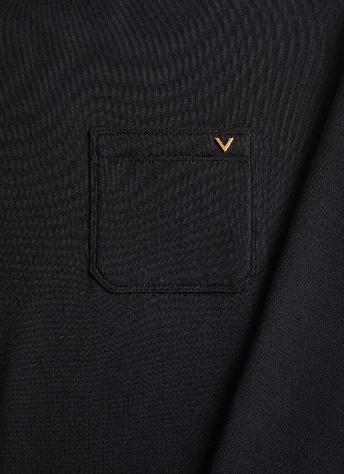 Valentino Garavani Sweater met borstzak - detail 5 zwart