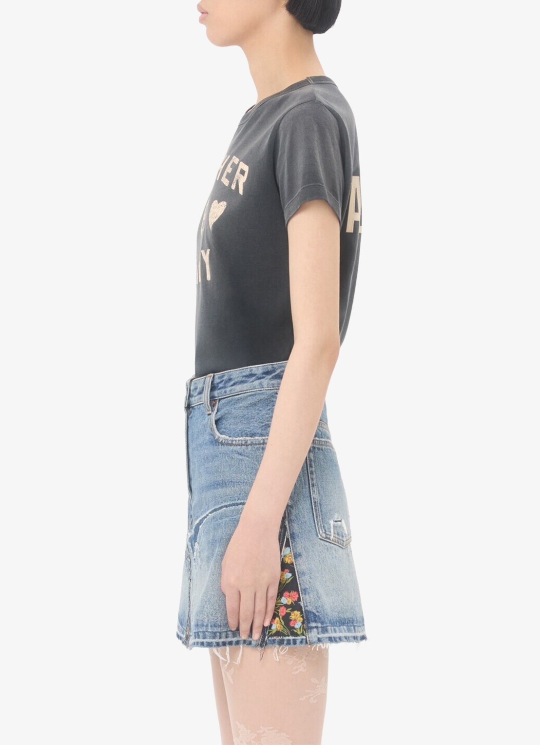 Valentino Garavani T-shirt met front- en backprint - detail 4 zwart