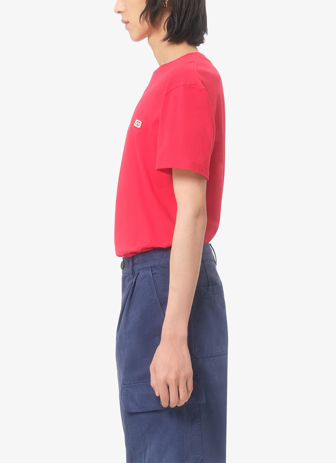 Valentino Garavani T-shirt met logo - detail 3 rood