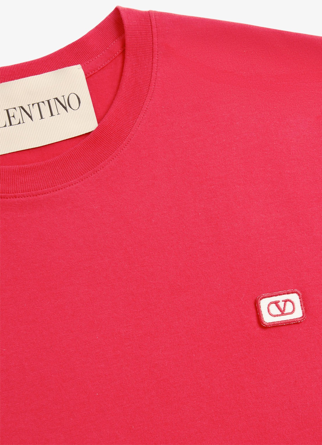 Valentino Garavani T-shirt met logo - detail 5 rood