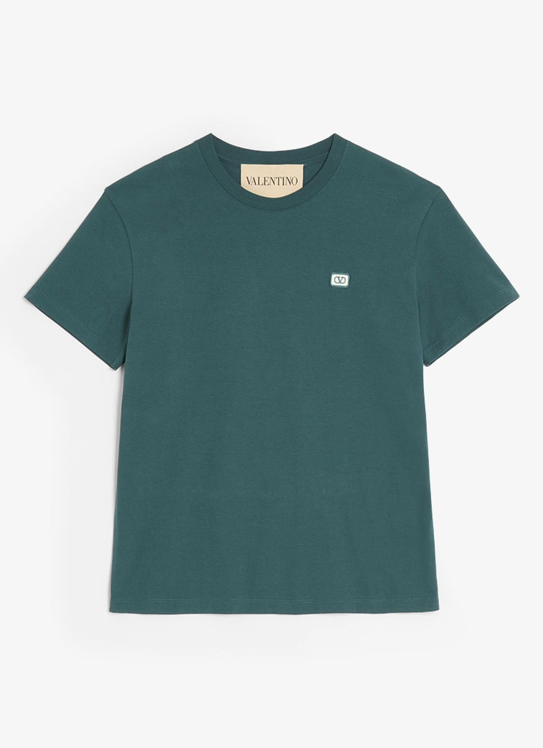 Valentino Garavani T-shirt met logo - voorkant groen
