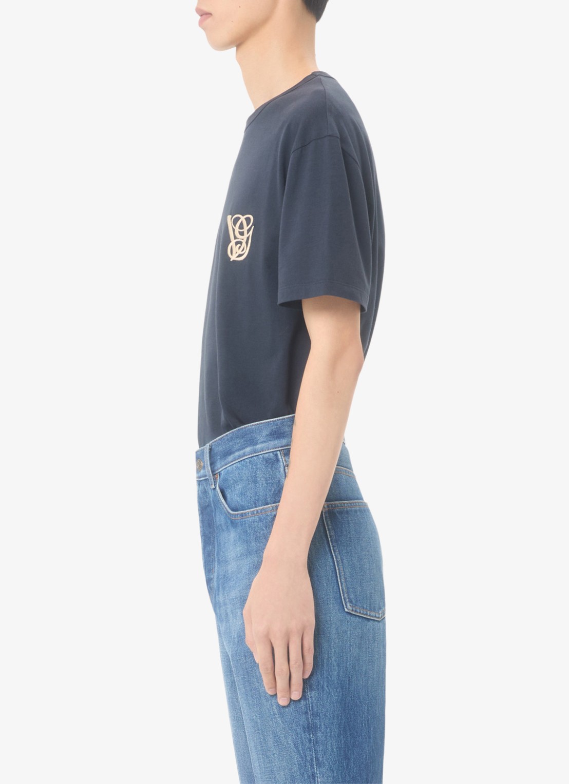 Valentino Garavani T-shirt met logo - detail 2 donkerblauw