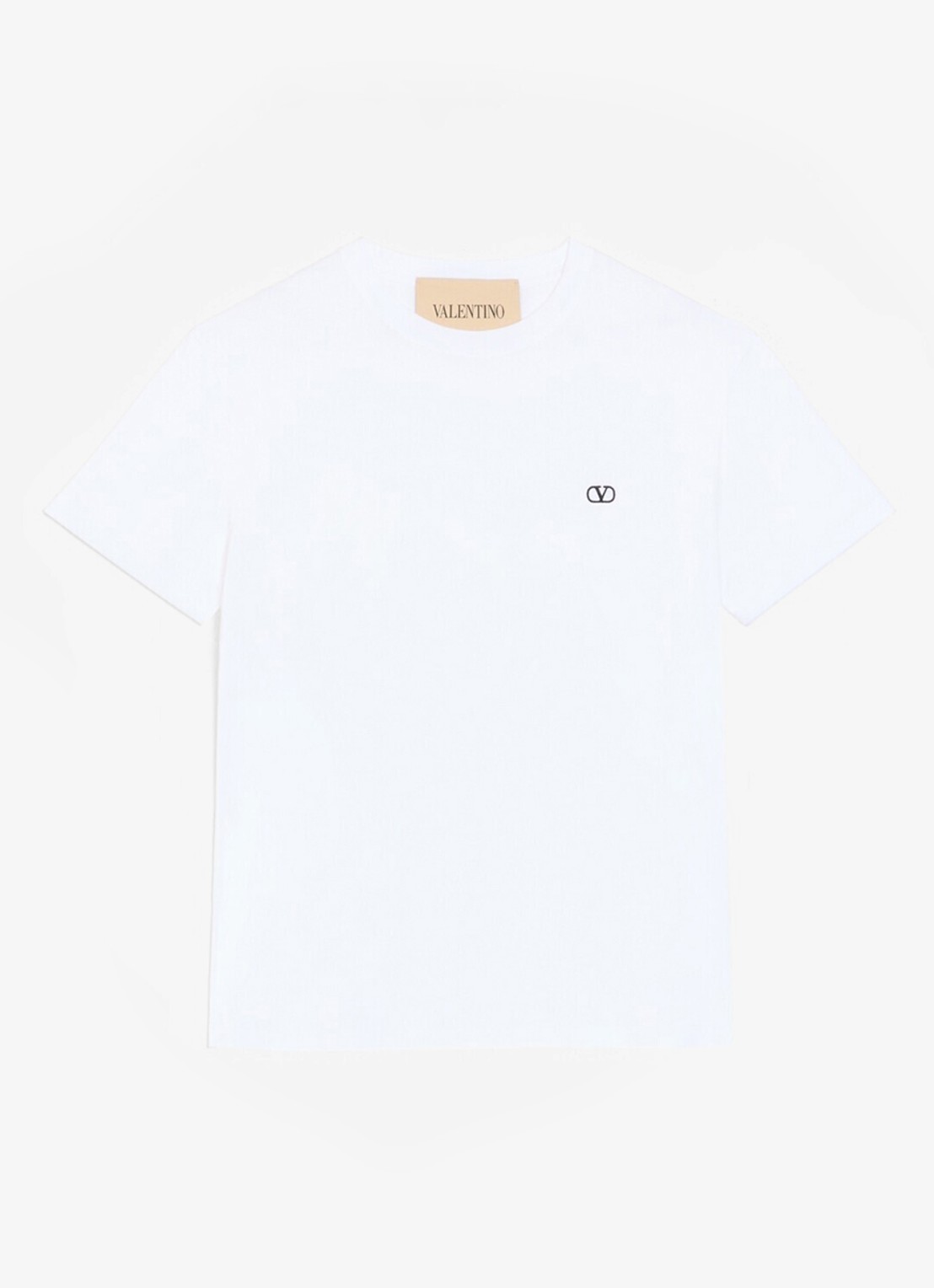 Valentino Garavani T-shirt met logoborduring - voorkant wit