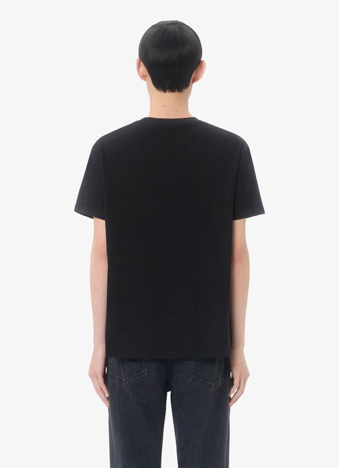 Valentino Garavani T-shirt met logoborduring - achterkant 3 zwart