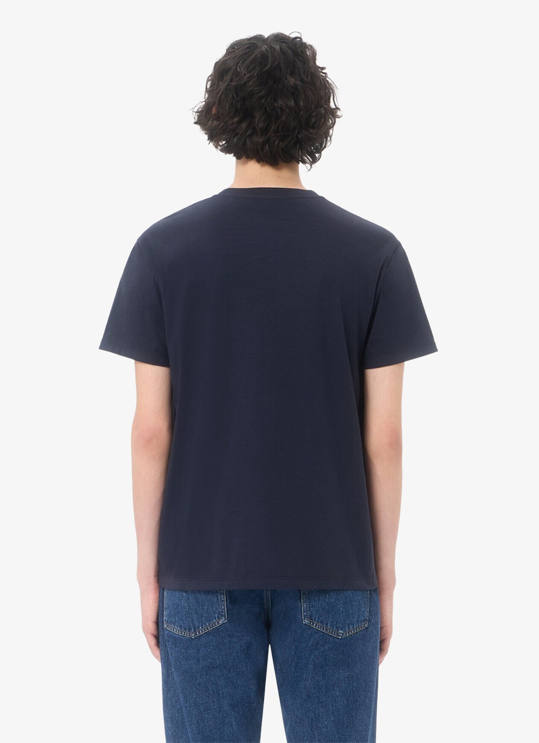 Valentino Garavani T-shirt met logoborduring - achterkant 3 donkerblauw