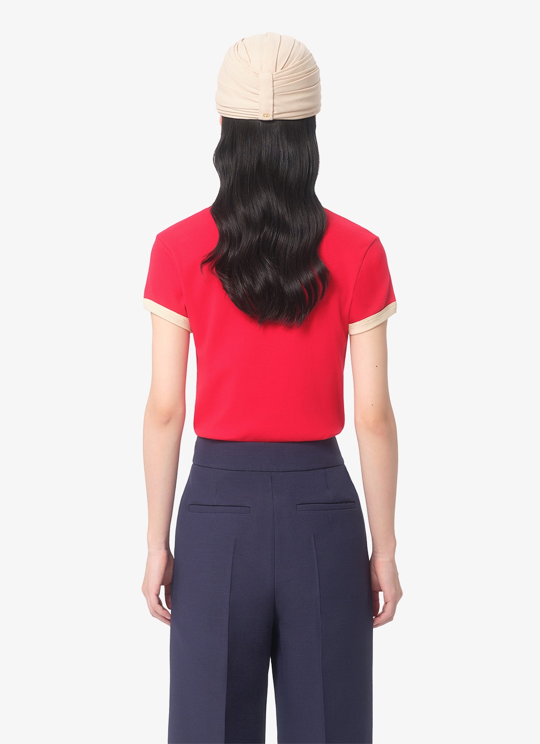 Valentino Garavani T-shirt met logoprint - achterkant 8 rood