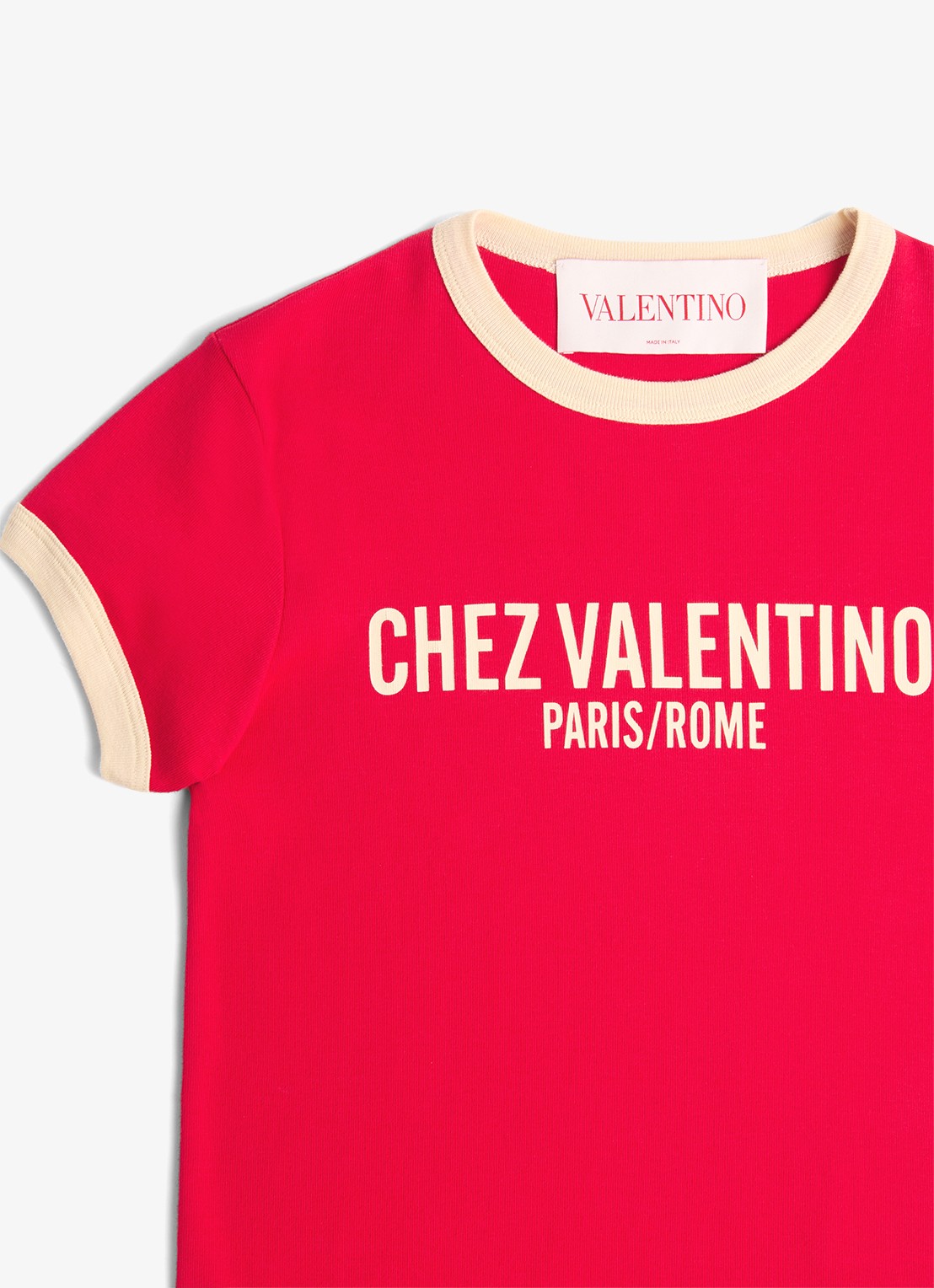 Valentino Garavani T-shirt met logoprint - detail 7 rood