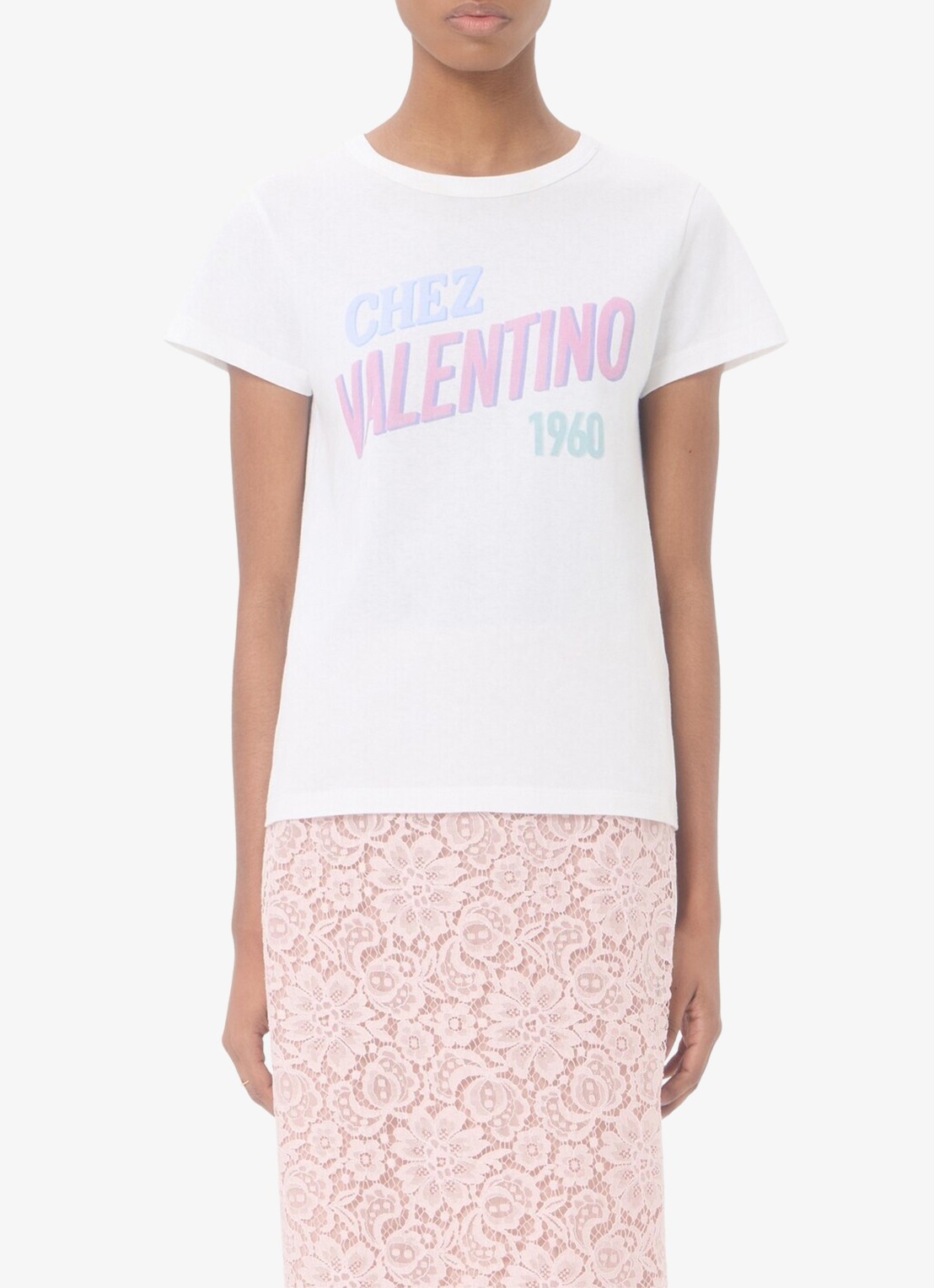 Valentino Garavani T-shirt met logoprint - detail 2 wit