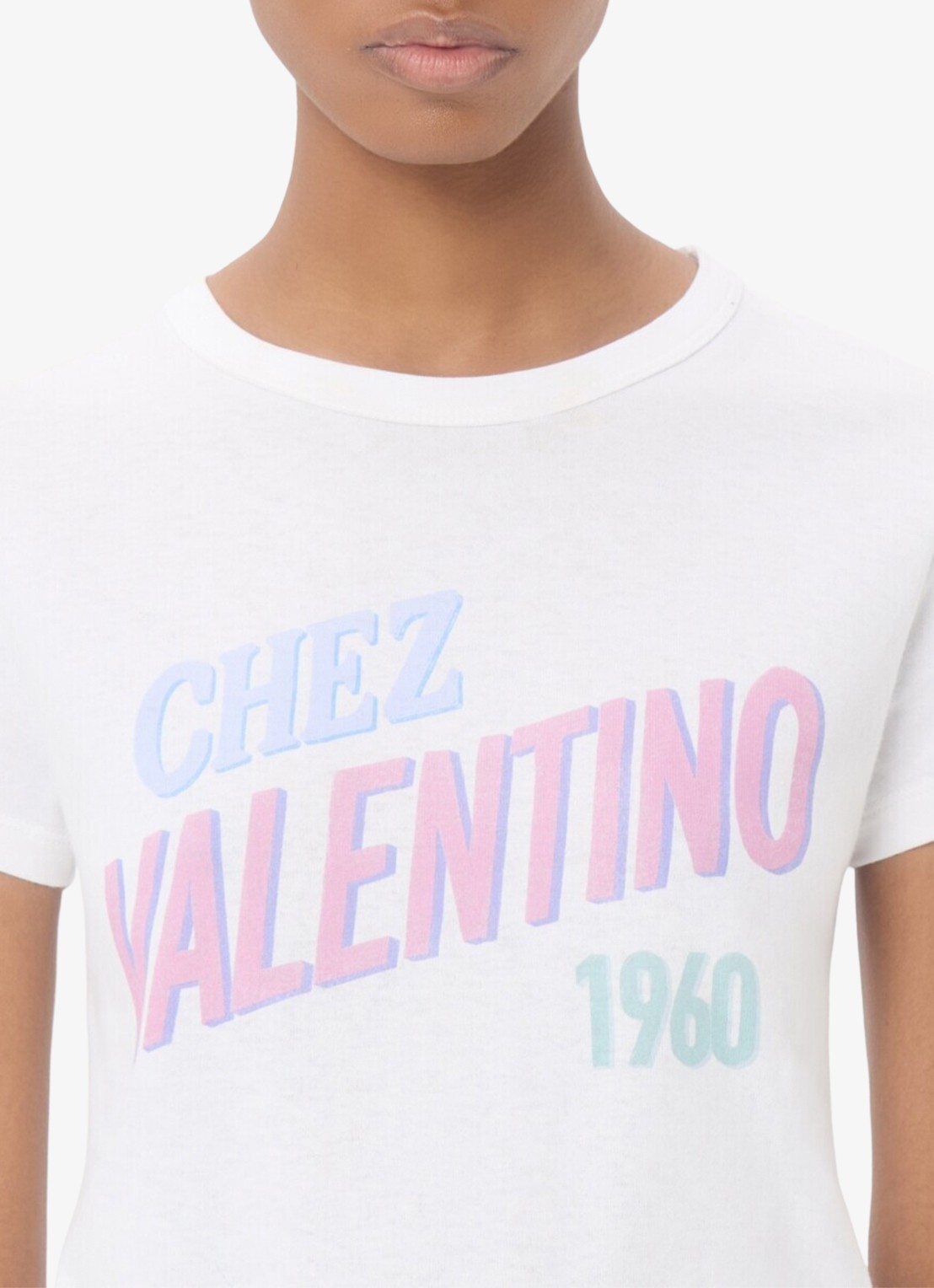 Valentino Garavani T-shirt met logoprint - detail 5 wit