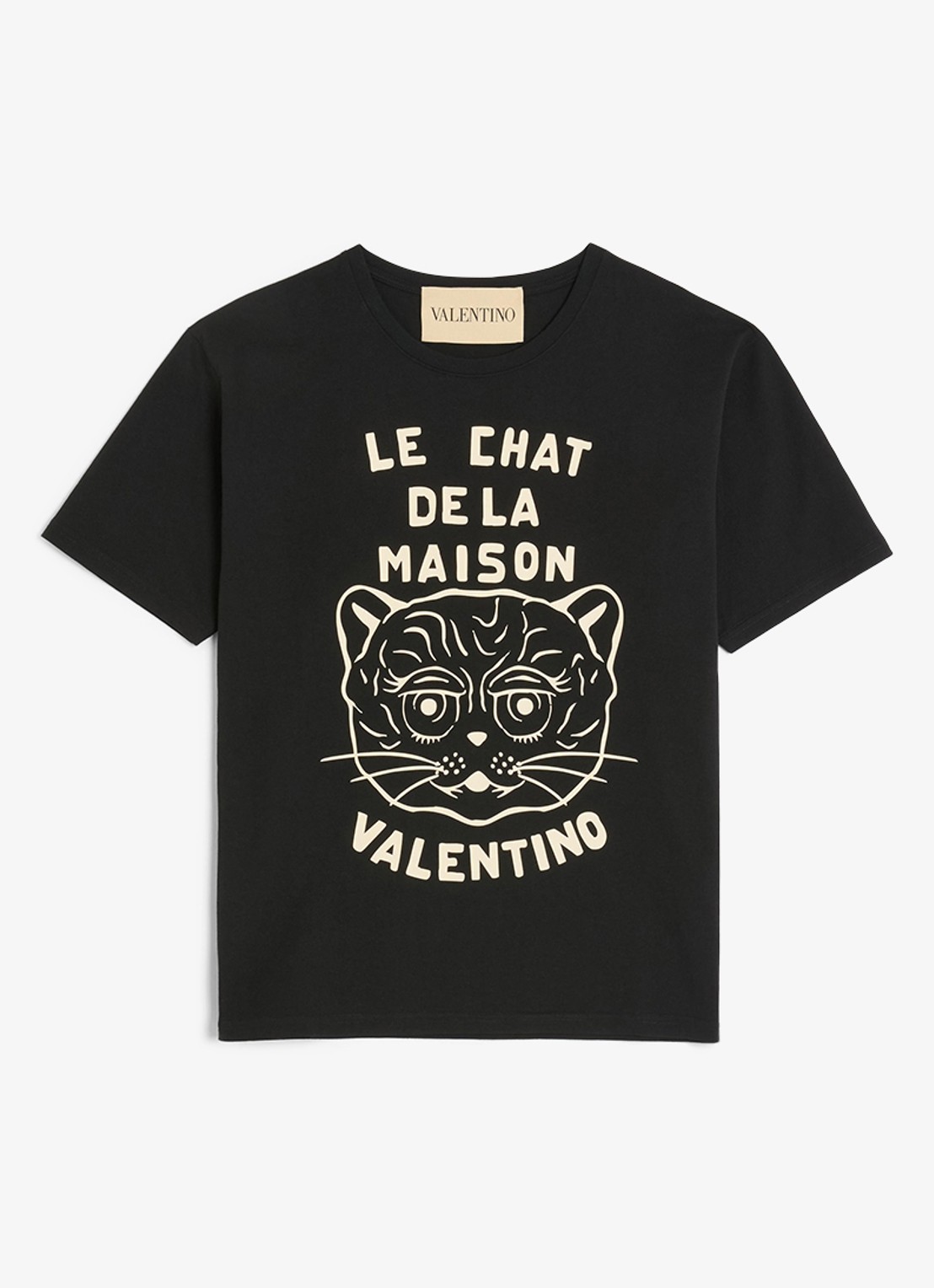 Valentino Garavani T-shirt met print - voorkant 2 zwart