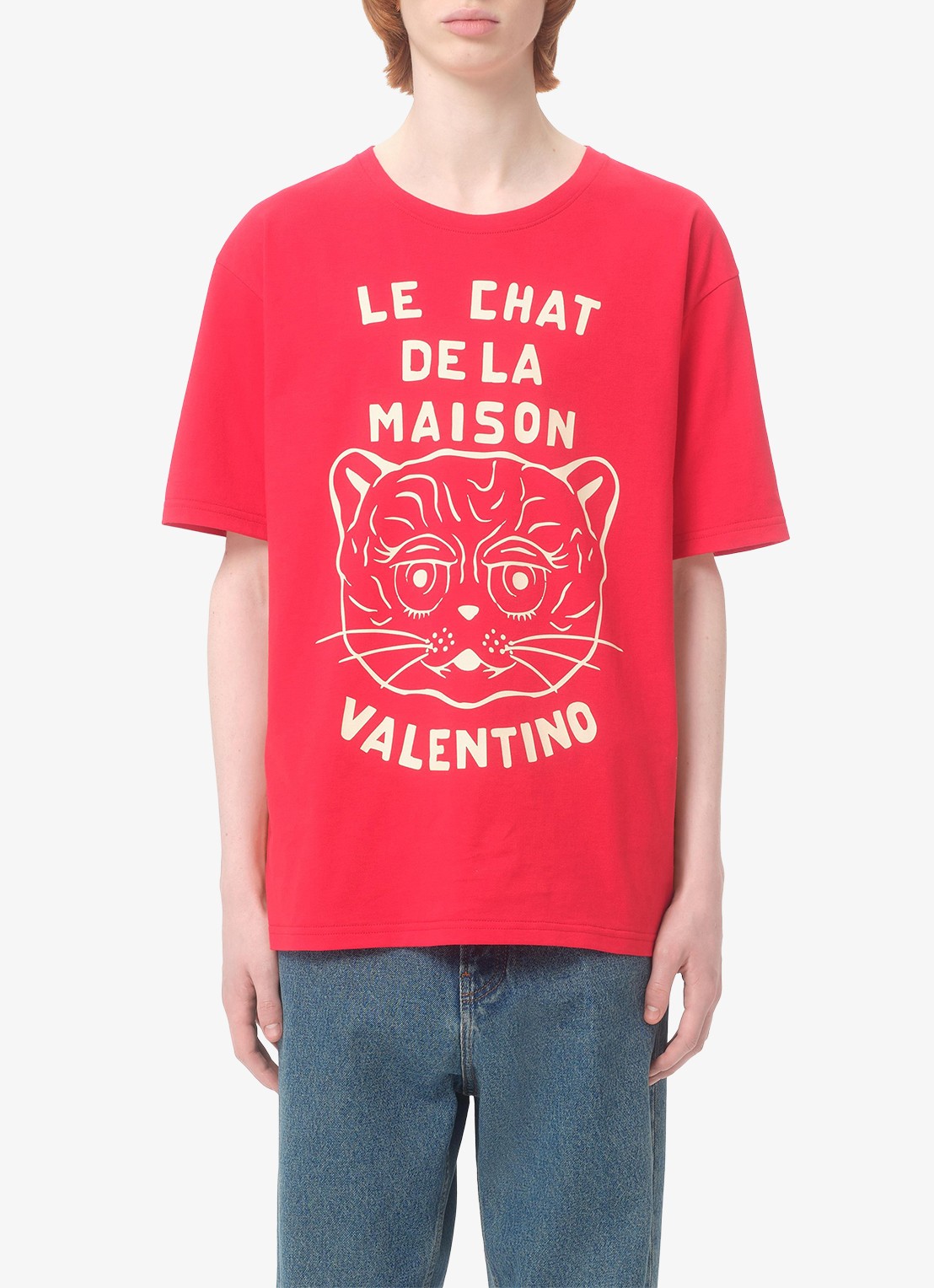Valentino Garavani T-shirt met print - detail 2 rood