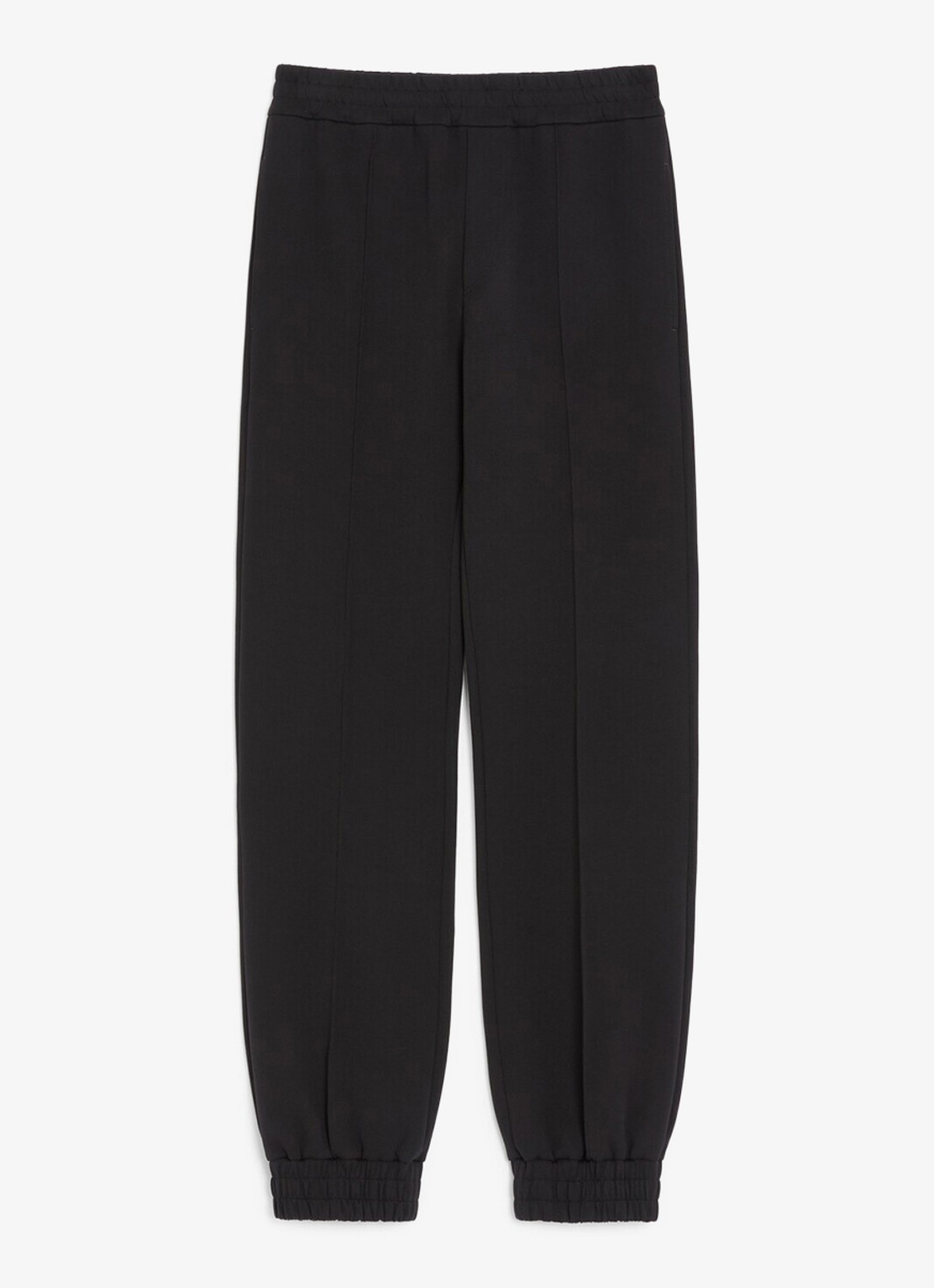 Valentino Garavani Tapered fit joggingbroek met steekzakken - voorkant zwart