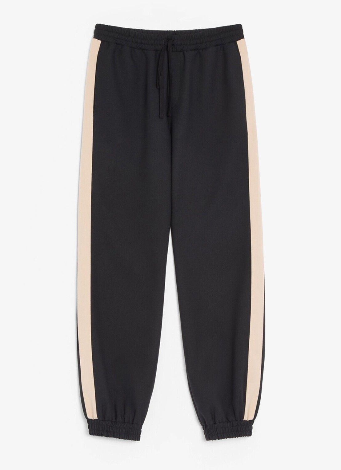 Valentino Garavani Tapered fit trackpants met steekzakken - voorkant 5 zwart