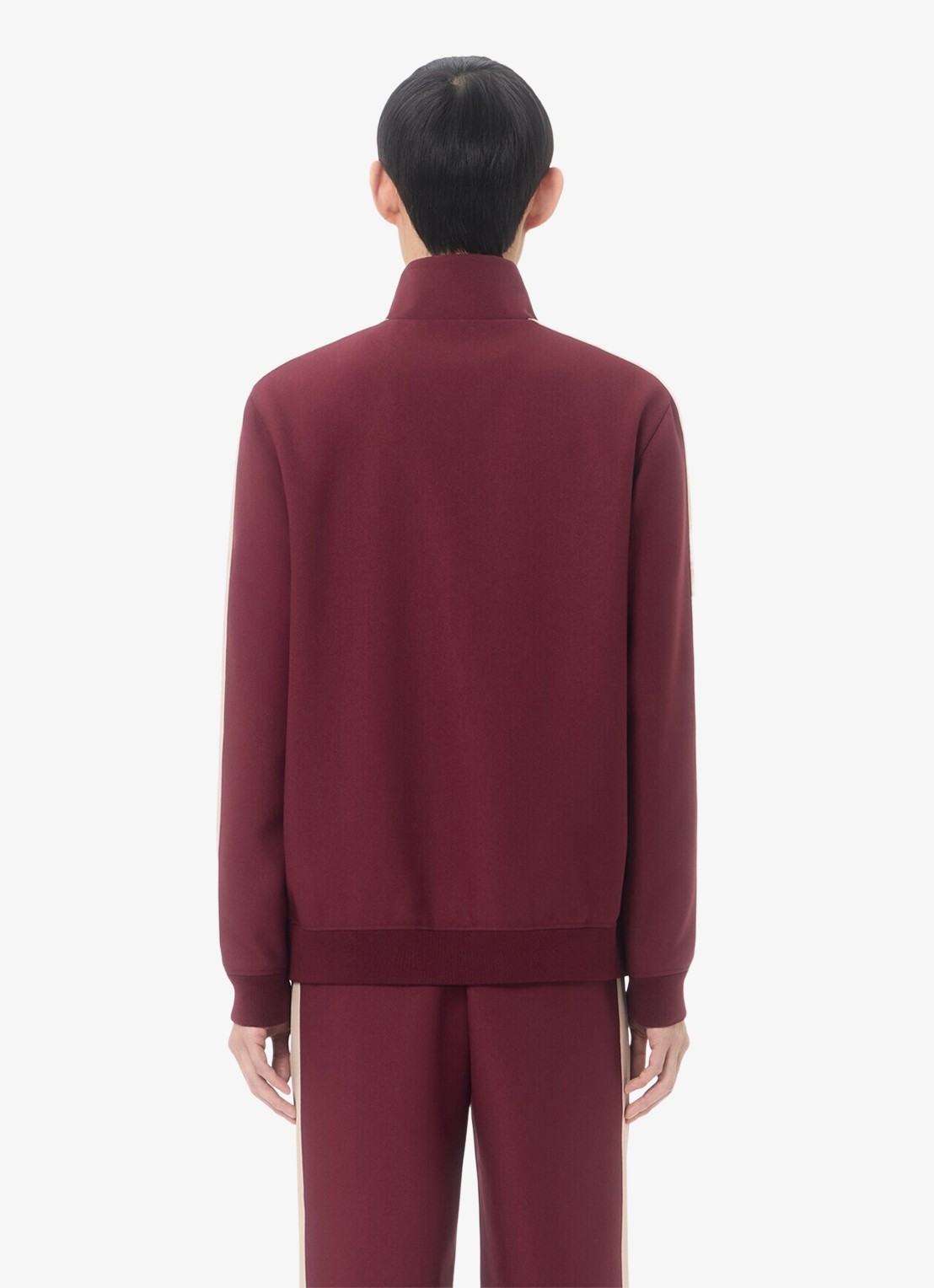 Valentino Garavani Trackvest met steekzakken - achterkant 7 bordeauxrood