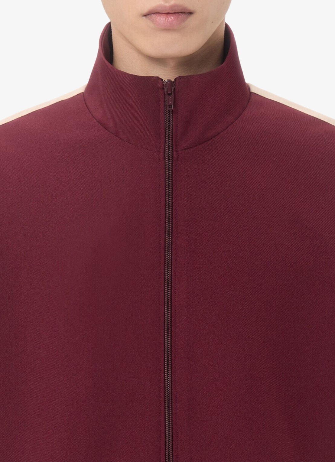 Valentino Garavani Trackvest met steekzakken - detail 5 bordeauxrood