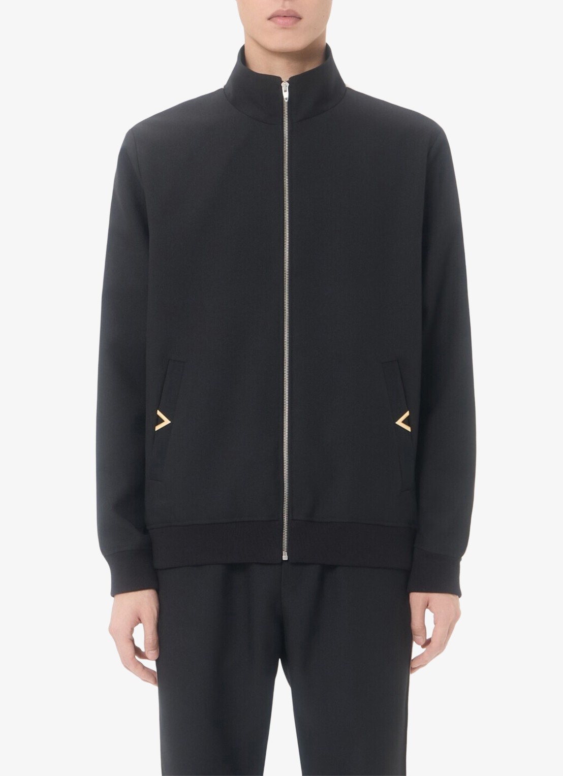Valentino Garavani Trackvest met steekzakken - detail 2 zwart