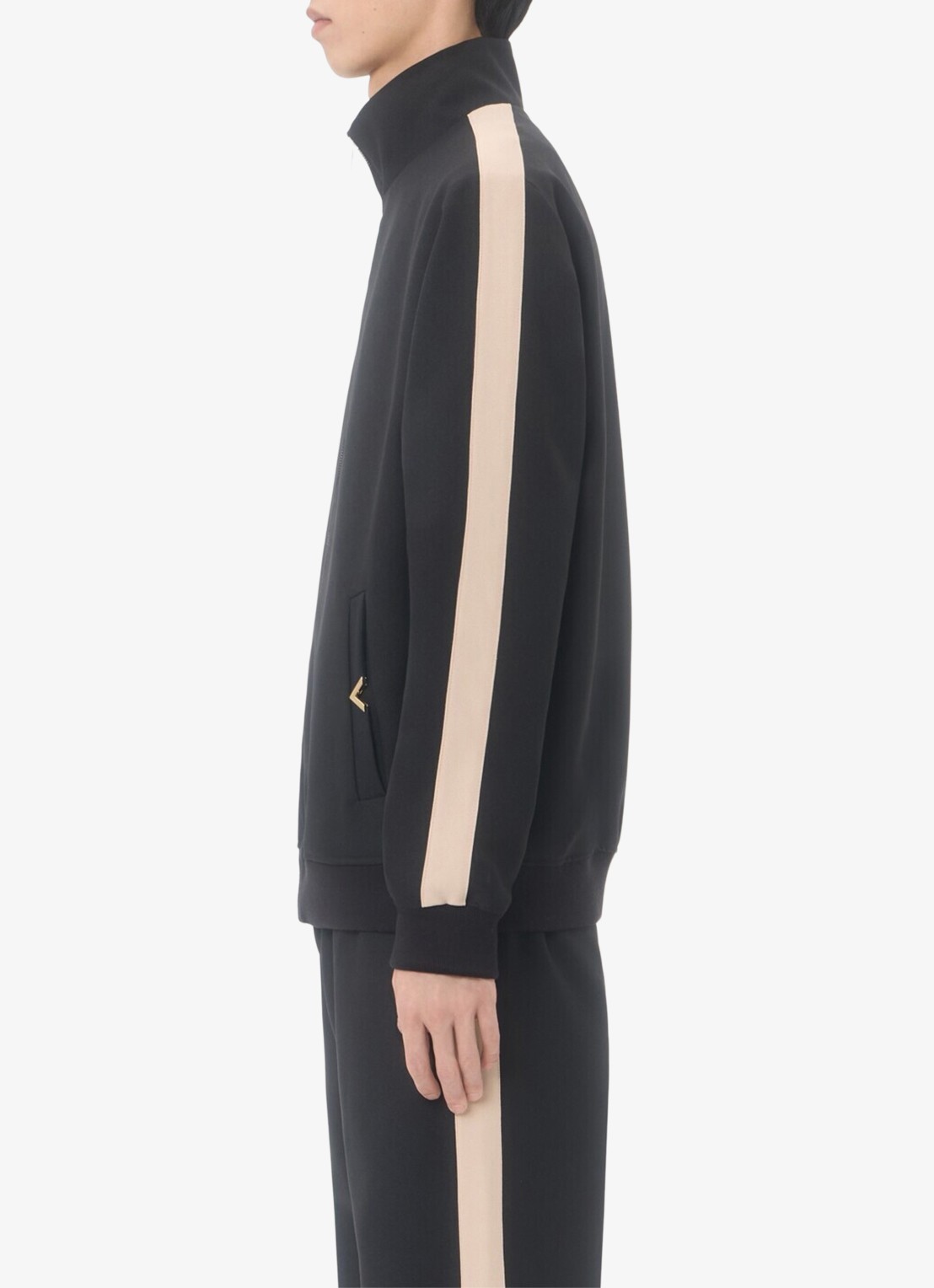 Valentino Garavani Trackvest met steekzakken - detail 3 zwart