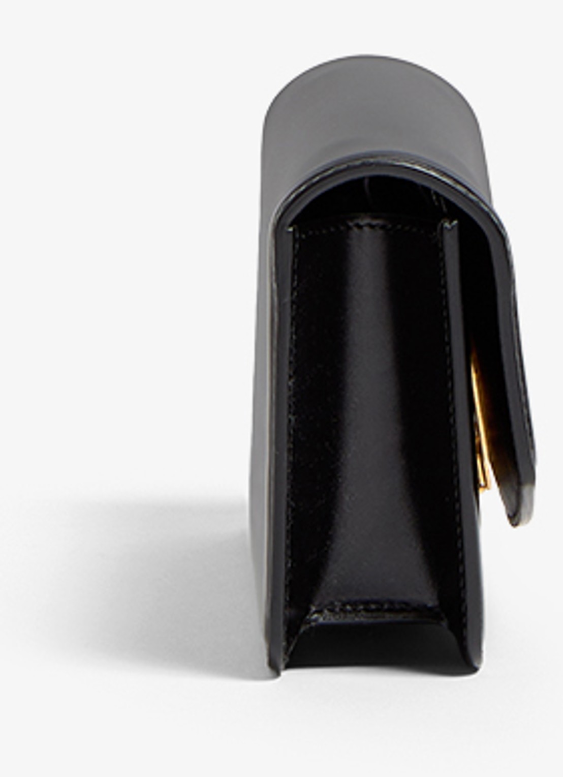 Valentino Garavani Vain Small clutch van kalfsleer met afneembare schouderriem - detail 2 zwart
