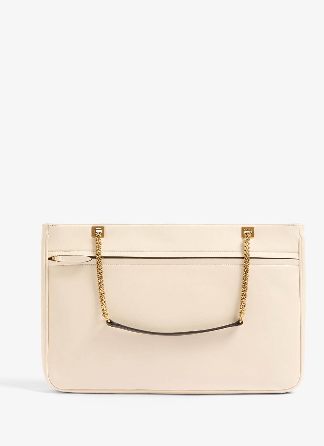 Valentino Garavani Viva Superstar Medium schoudertas van lamsleer - achterkant 8 gebroken wit