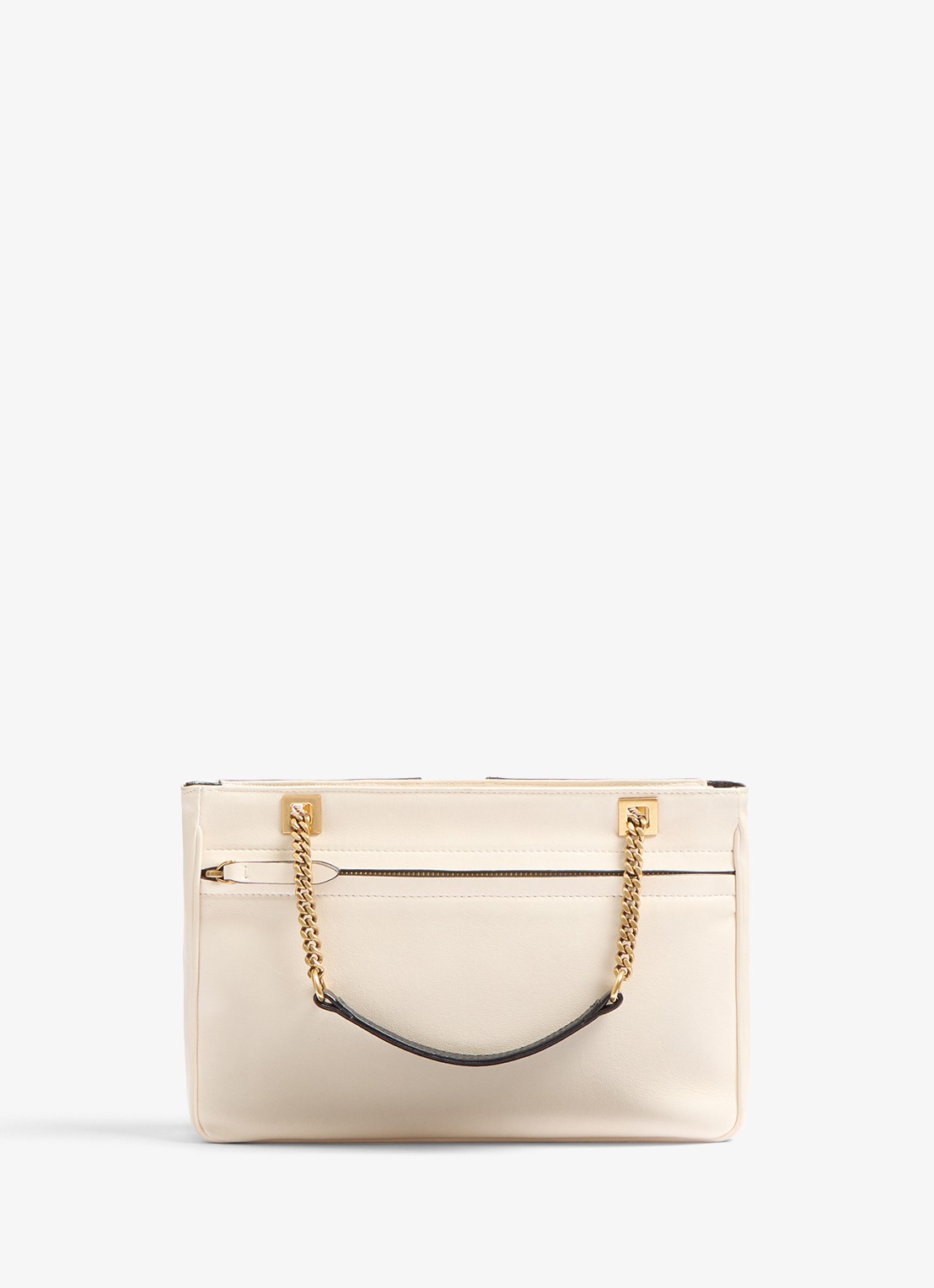 Valentino Garavani Viva Superstar Small schoudertas van lamsleer - achterkant 8 gebroken wit