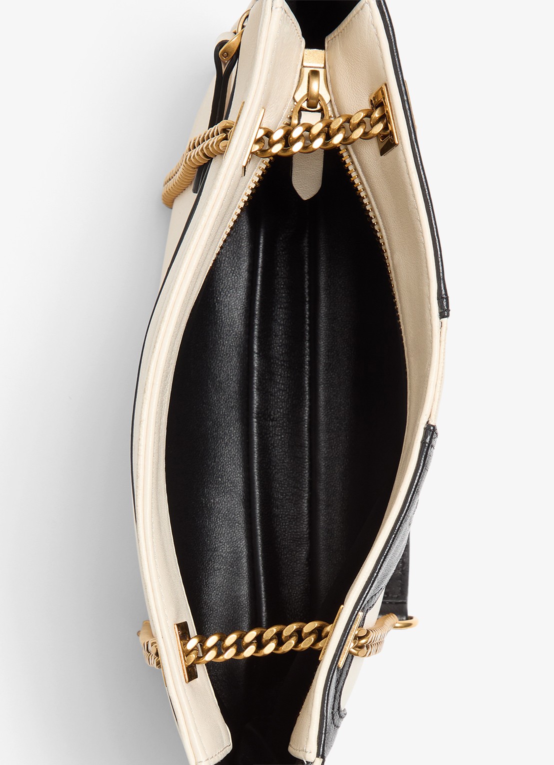 Valentino Garavani Viva Superstar Small schoudertas van lamsleer - detail 5 gebroken wit
