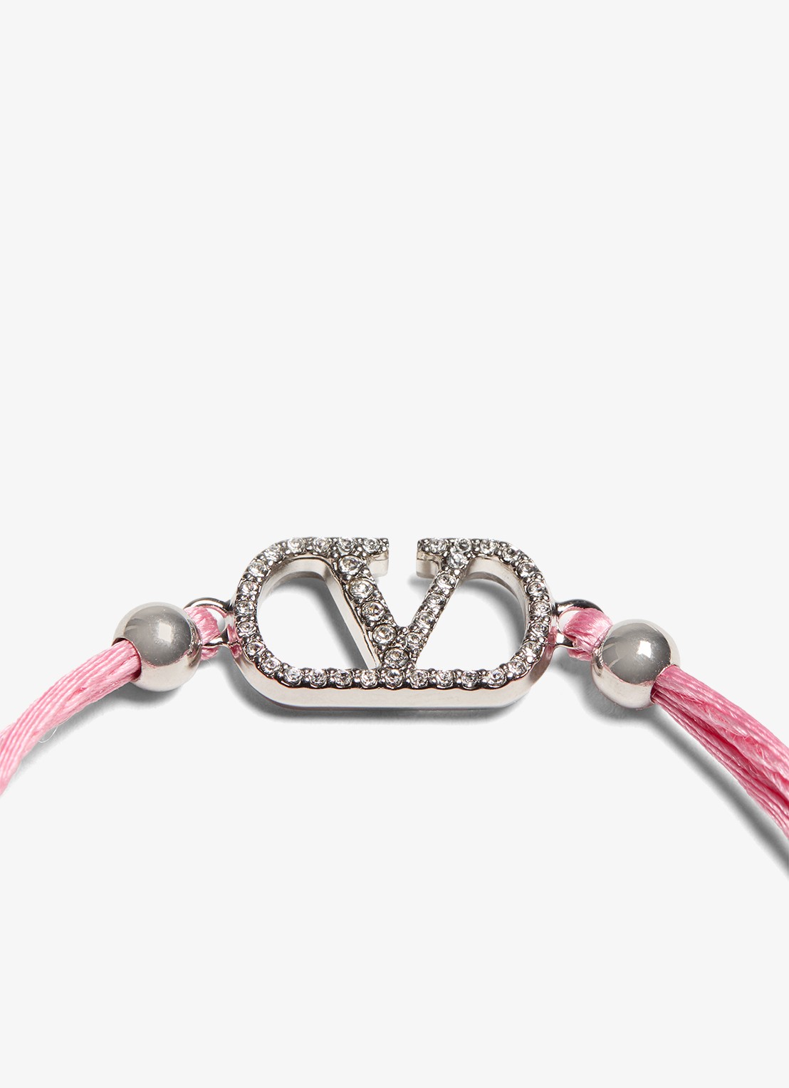 Valentino Garavani VLogo Signature armband met logo - detail 4 roze