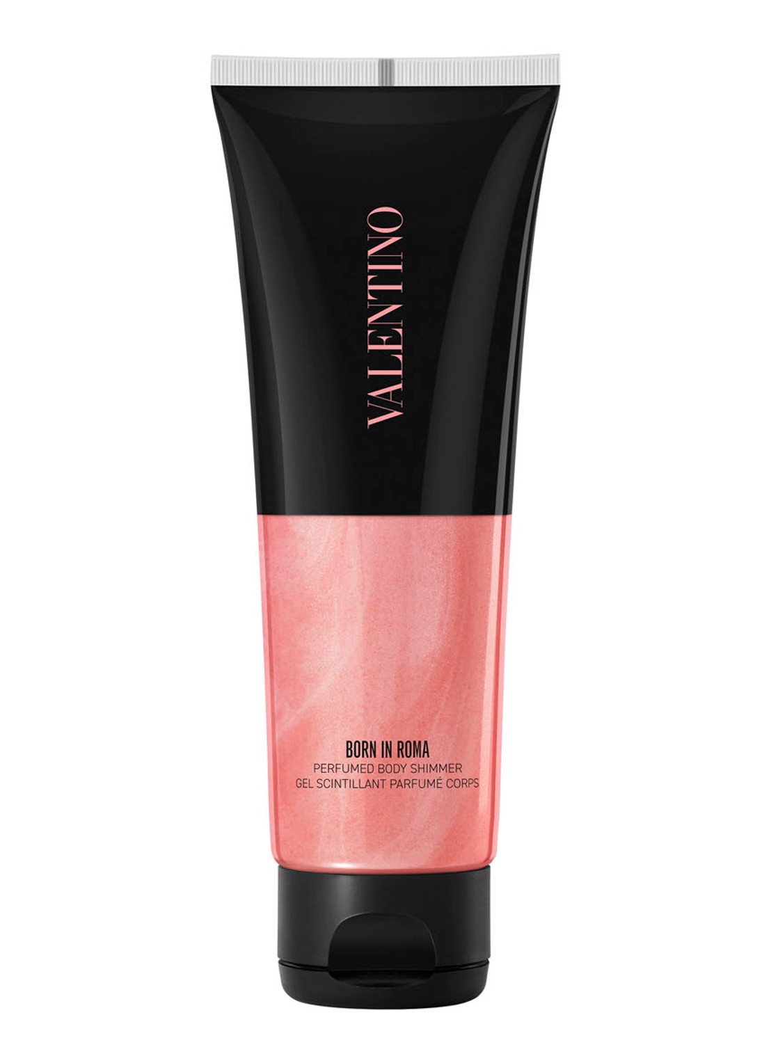 Valentino Valentino Born In Roma Shimmering Bodylotion - voorkant beige