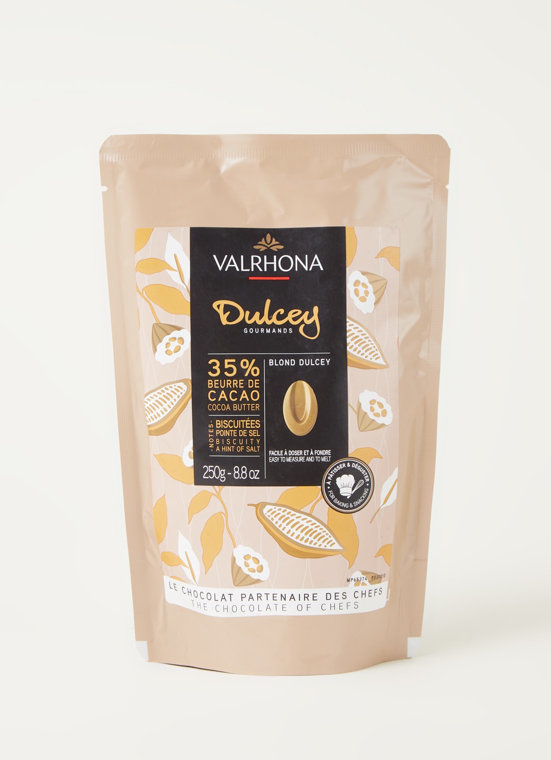 Valrhona Dulcey 35% blond chocolade 250 gram - voorkant 2 undefined