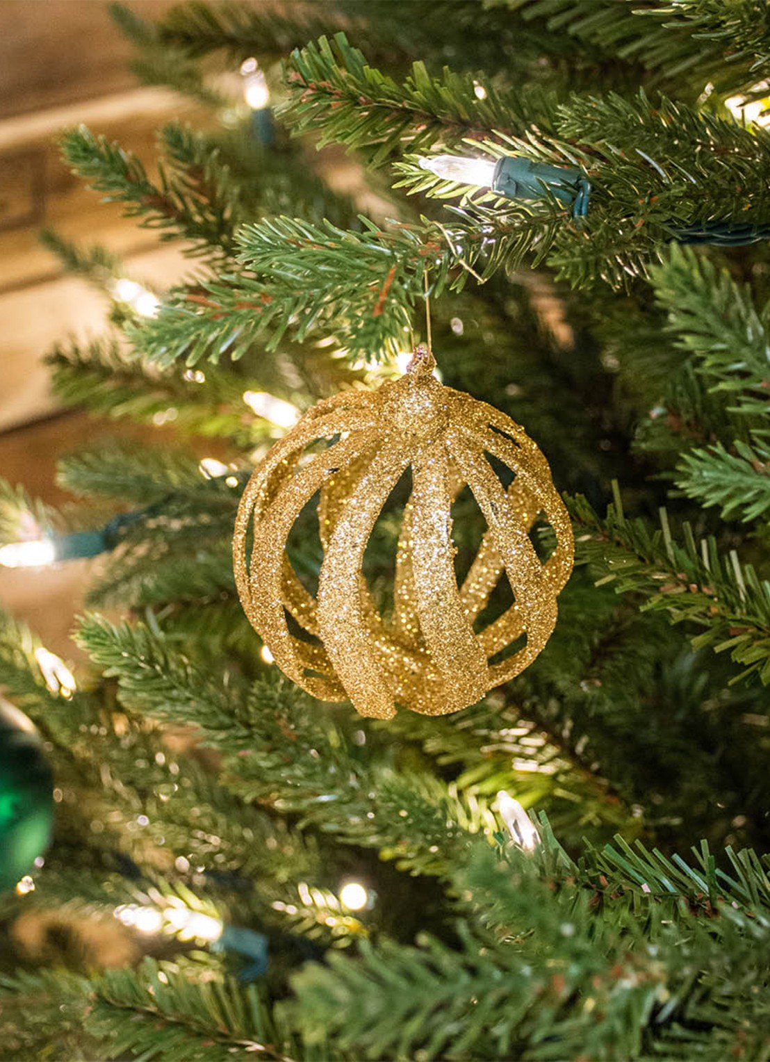 Van Der Gucht Arkansas kunstkerstboom 122 cm - achterkant 2 groen