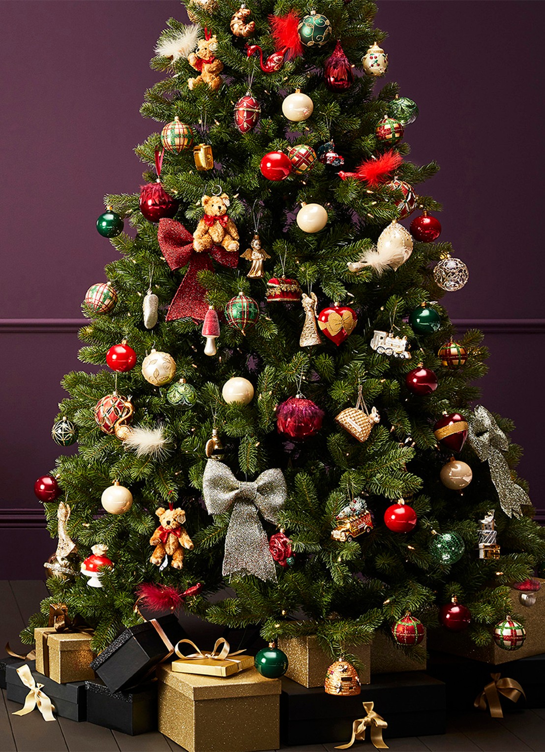 Van Der Gucht Feel Real® Bayberry® kerstkunstboom 228 cm - voorkant 3 groen