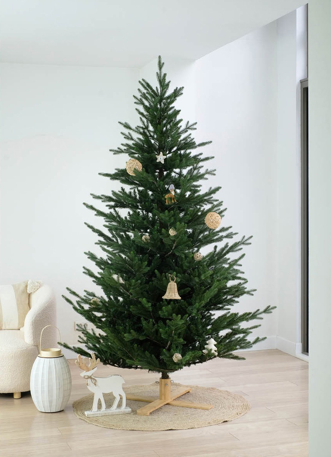 Van Der Gucht Göteborg kunstkerstboom 213 cm - achterkant groen