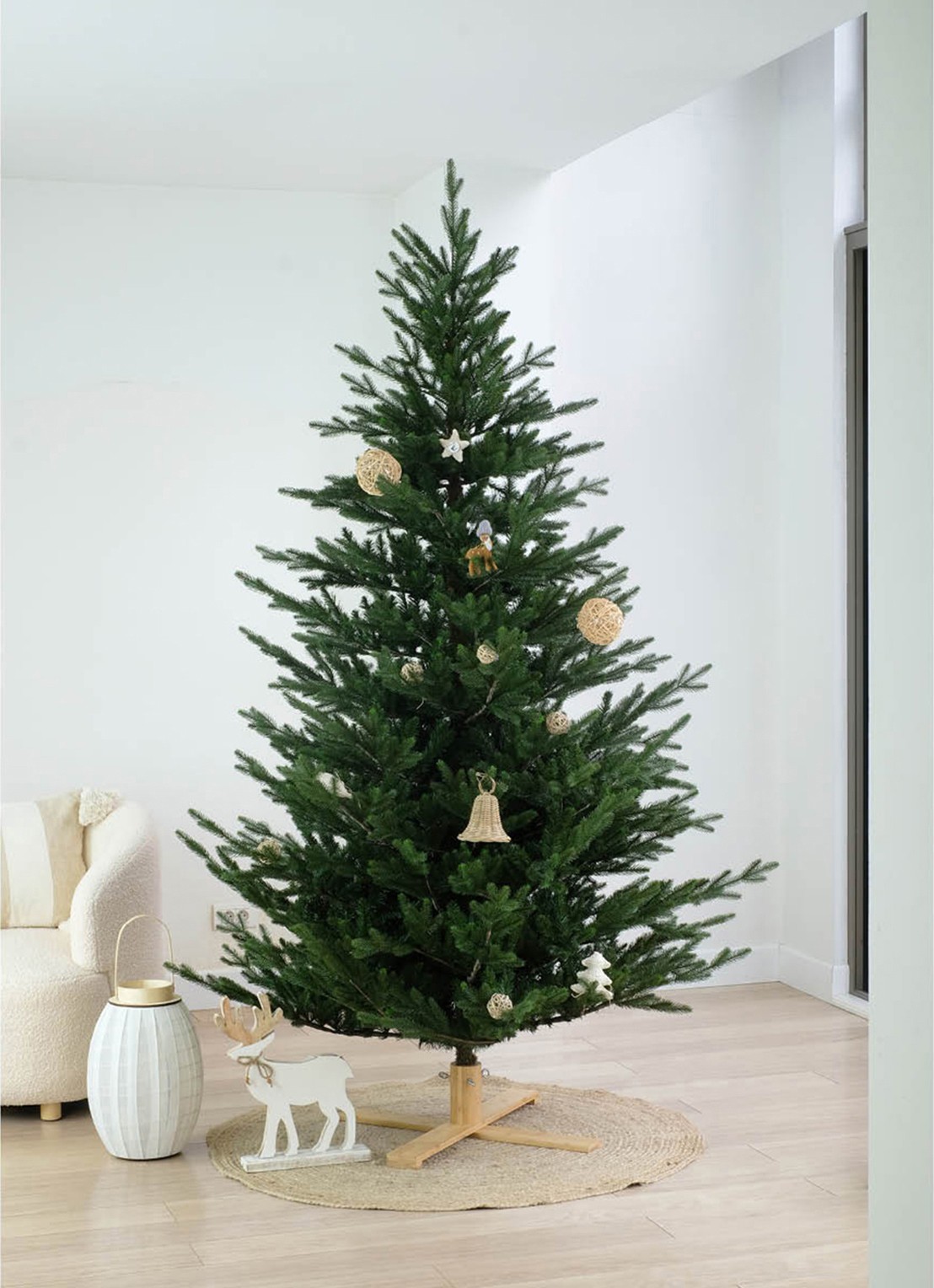 Van Der Gucht Göteborg kunstkerstboom 228 cm - achterkant groen
