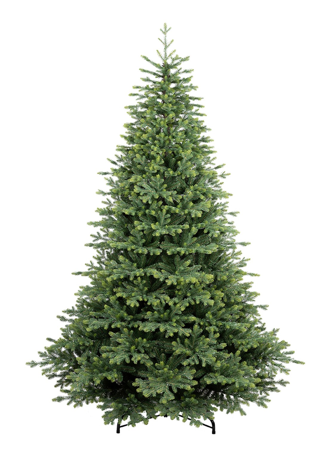 Van Der Gucht Kansas Green kunstkerstboom 210 cm - voorkant 2 groen