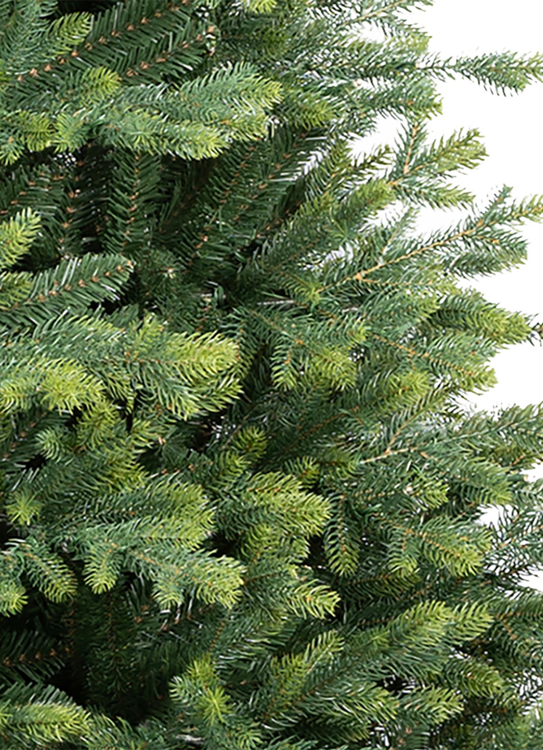 Van Der Gucht Kansas Green kunstkerstboom 210 cm - voorkant 3 groen