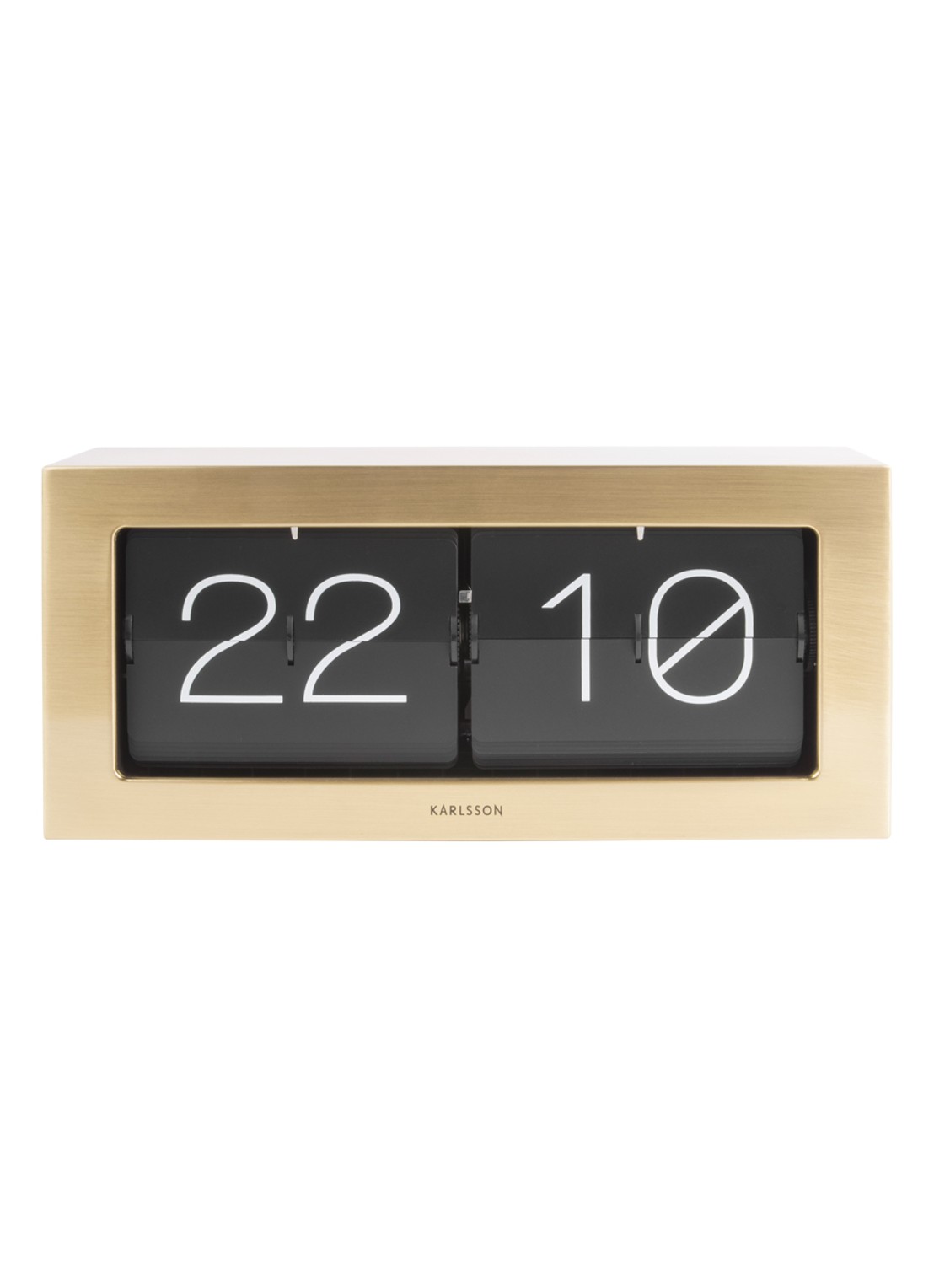 Van Der Gucht Mr. White wandklok 51 cm - voorkant goud